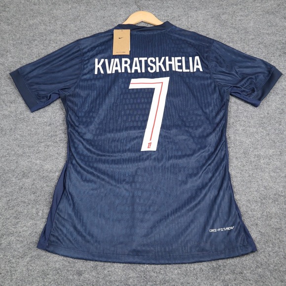 Nike Other - Khvicha Kvaratskhelia #7 Paris Saint Germain PSG Nike Dri-Fit Adv Home Jersey
